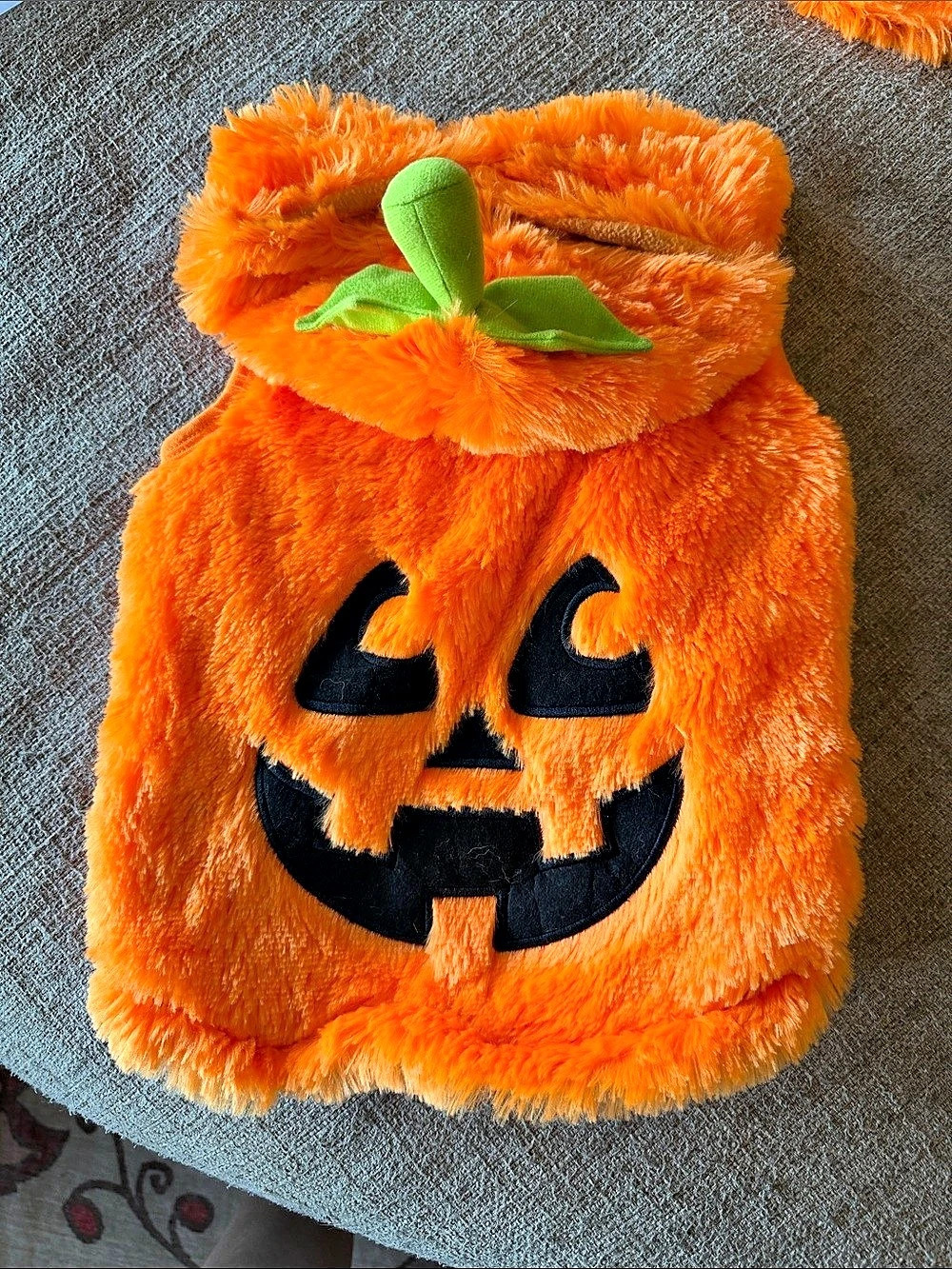 Jack-O-Lantern Pumpkin Dog Hoodie Costume